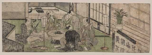vintage japan japanese woodblock 00463v A4 Photo Print