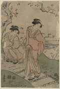 vintage japan japanese woodblock 00569v A4 Photo Print
