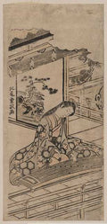vintage japan japanese woodblock 00608v A4 Photo Print