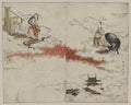 vintage japan japanese woodblock 00612v A4 Photo Print
