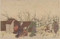 vintage japan japanese woodblock 00615v A4 Photo Print
