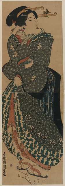 vintage japan japanese woodblock 00725v A4 Photo Print