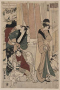 vintage japan japanese woodblock 00745v A4 Photo Print