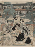 vintage japan japanese woodblock 00768v A4 Photo Print