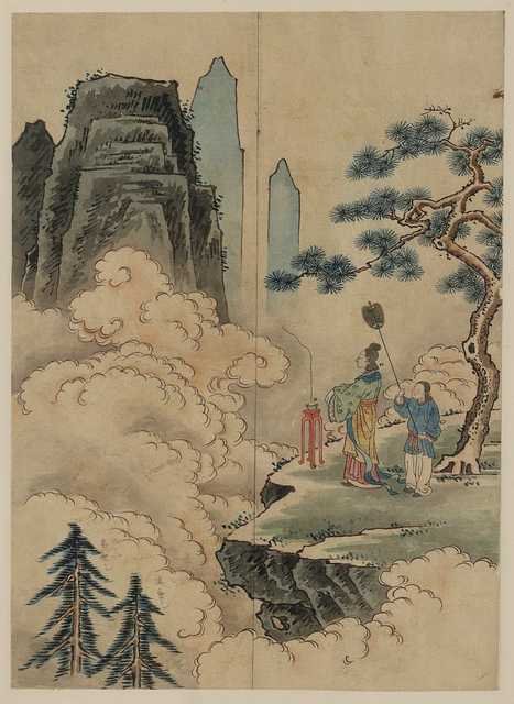 vintage japan japanese woodblock 00894v A4 Photo Print