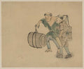 vintage japan japanese woodblock 00907v A4 Photo Print