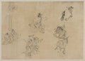 vintage japan japanese woodblock 00965v A4 Photo Print
