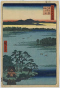 vintage japan japanese woodblock 01331v A4 Photo Print