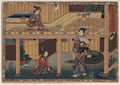 vintage japan japanese woodblock 01575v A4 Photo Print