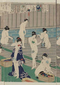 vintage japan japanese woodblock 01675v A4 Photo Print