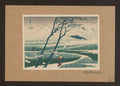 vintage japan japanese woodblock 01845v A4 Photo Print