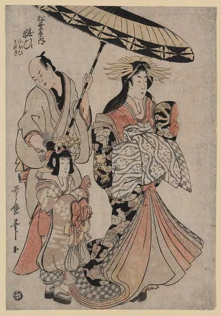 vintage japan japanese woodblock 01943v A4 Photo Print