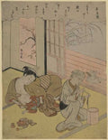 vintage japan japanese woodblock 01959v A4 Photo Print