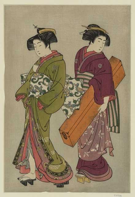 vintage japan japanese woodblock 02123v A4 Photo Print