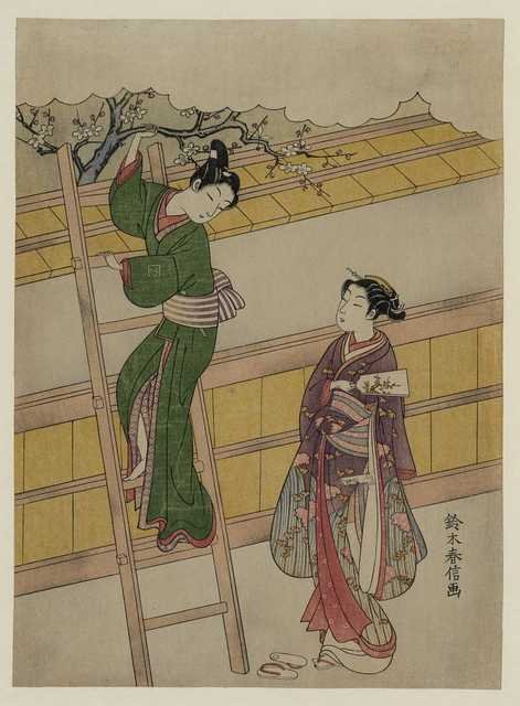 vintage japan japanese woodblock 02157v A4 Photo Print