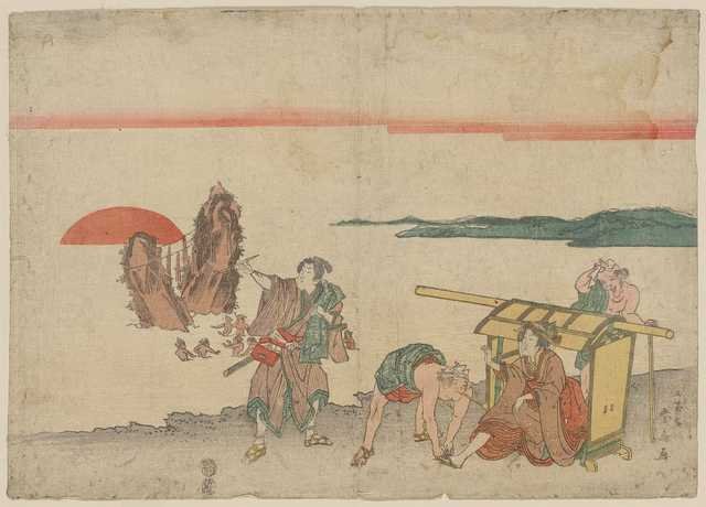 vintage japan japanese woodblock 02176v A4 Photo Print