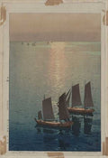 vintage japan japanese woodblock 02224v A4 Photo Print