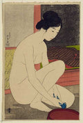 vintage japan japanese woodblock 02706v A4 Photo Print