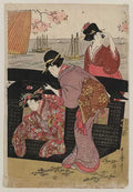 vintage japan japanese woodblock 02714v A4 Photo Print