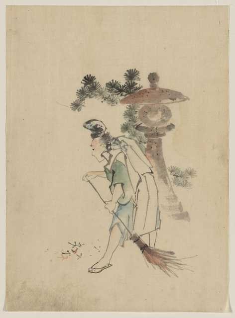 vintage japan japanese woodblock 02814v A4 Photo Print
