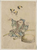 vintage japan japanese woodblock 02815v A4 Photo Print