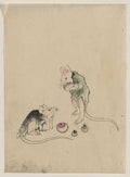 vintage japan japanese woodblock 02816v A4 Photo Print