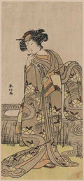 vintage japan japanese woodblock 02846v A4 Photo Print