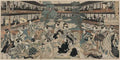 vintage japan japanese woodblock 02886v A4 Photo Print