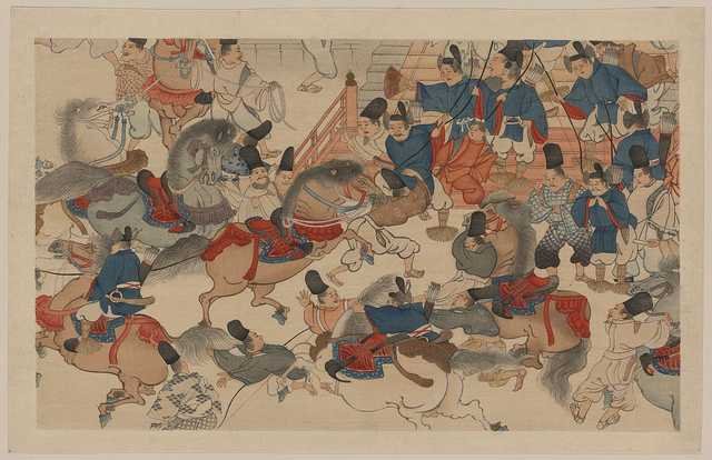 vintage japan japanese woodblock 02893v A4 Photo Print