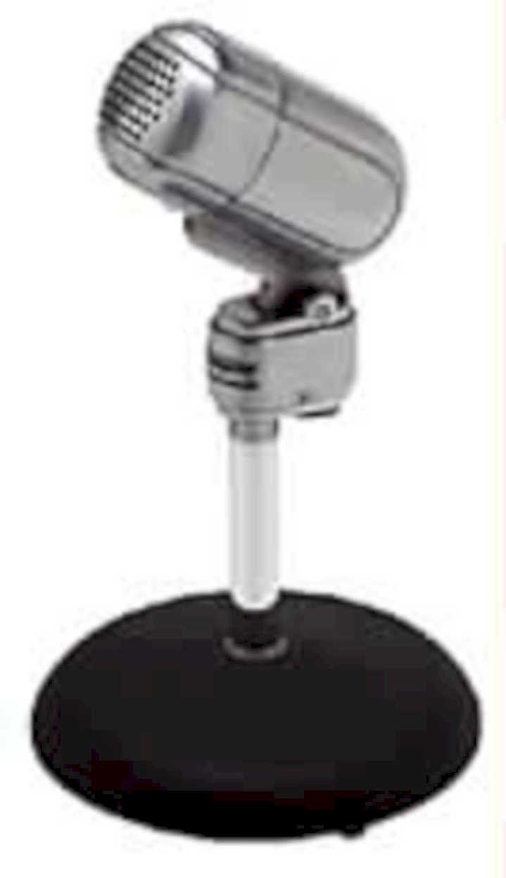 vintage microphone stand 31980s 1990s A4 Photo Print