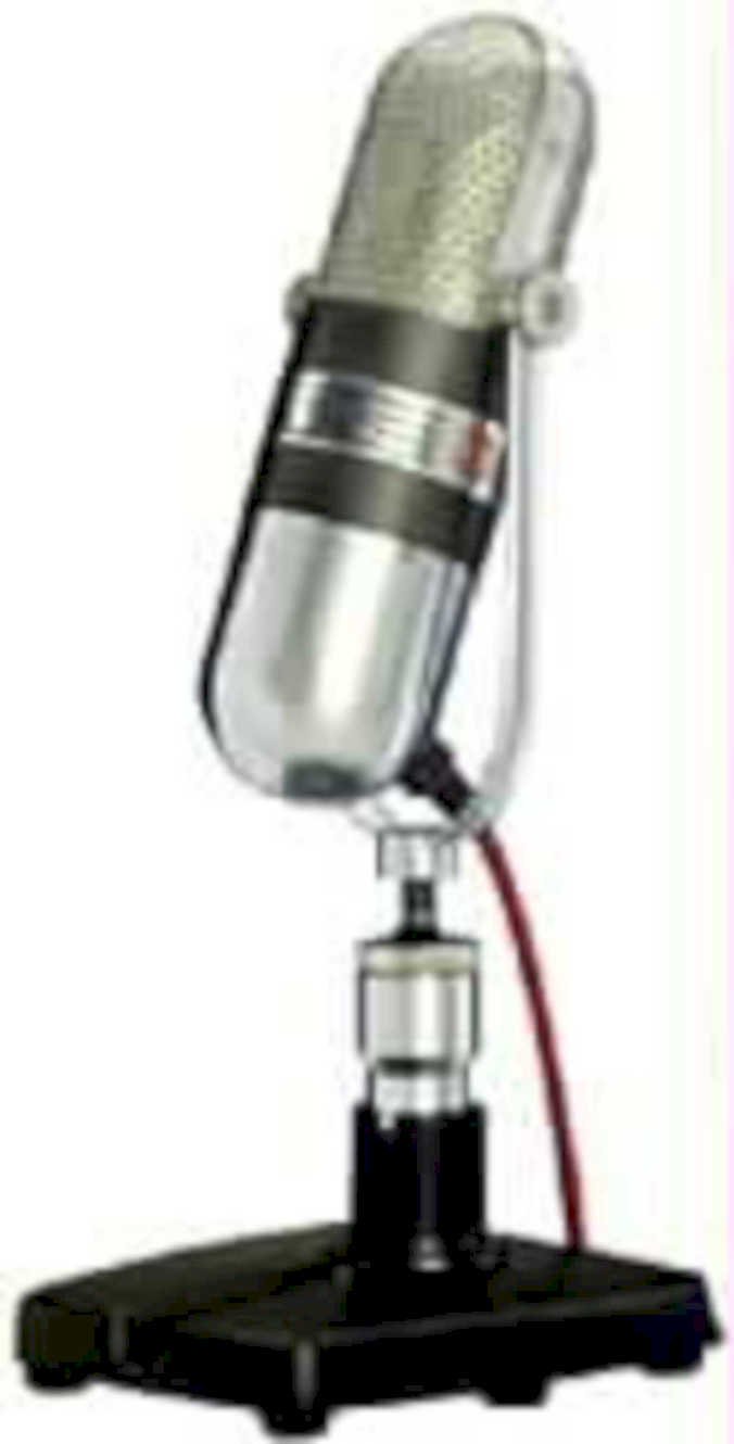 vintage microphone studio 11980s 1990s A4 Photo Print