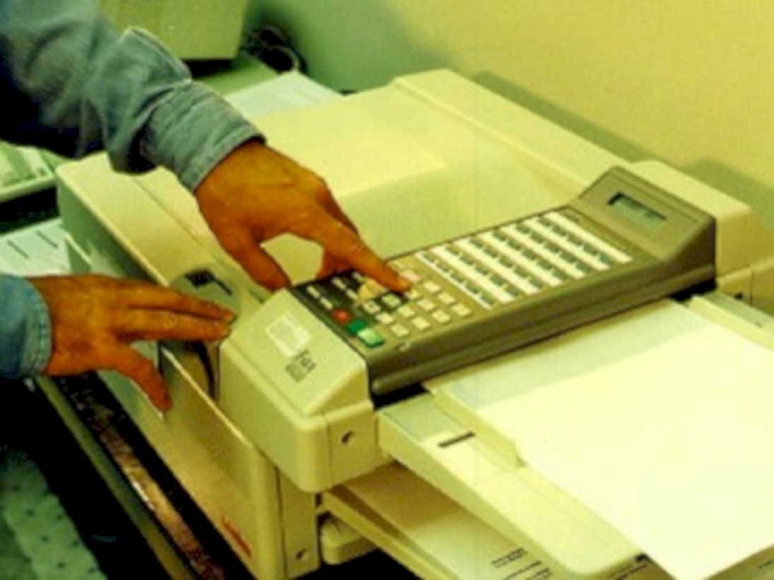 vintage office scanner1980s 1990s A4 Photo Print
