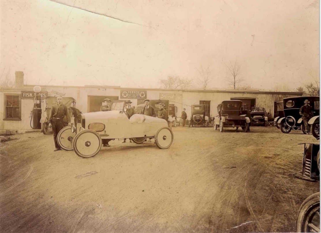 vintage race car 2 Vintage world war A4 Photo Print