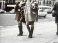 vintage street women1980s 1990s A4 Photo Print