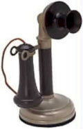 vintage telephone candlestick1980s 1990s A4 Photo Print