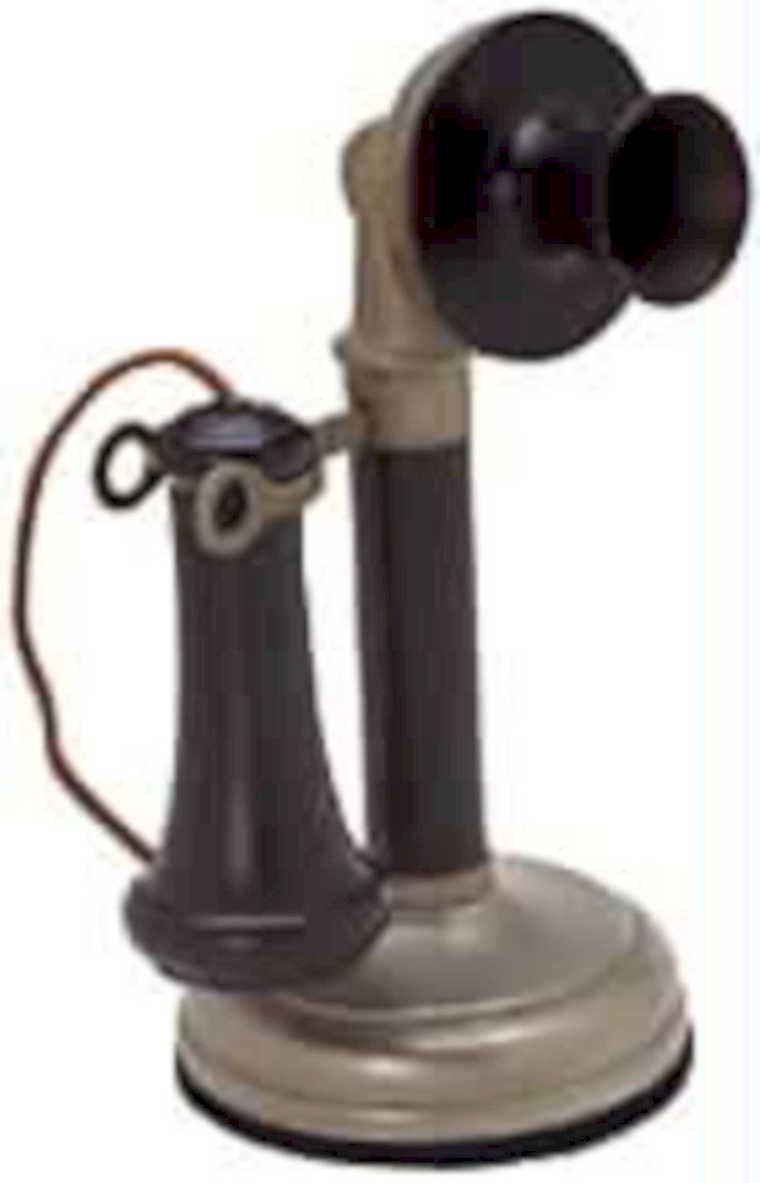 vintage telephone candlestick1980s 1990s A4 Photo Print