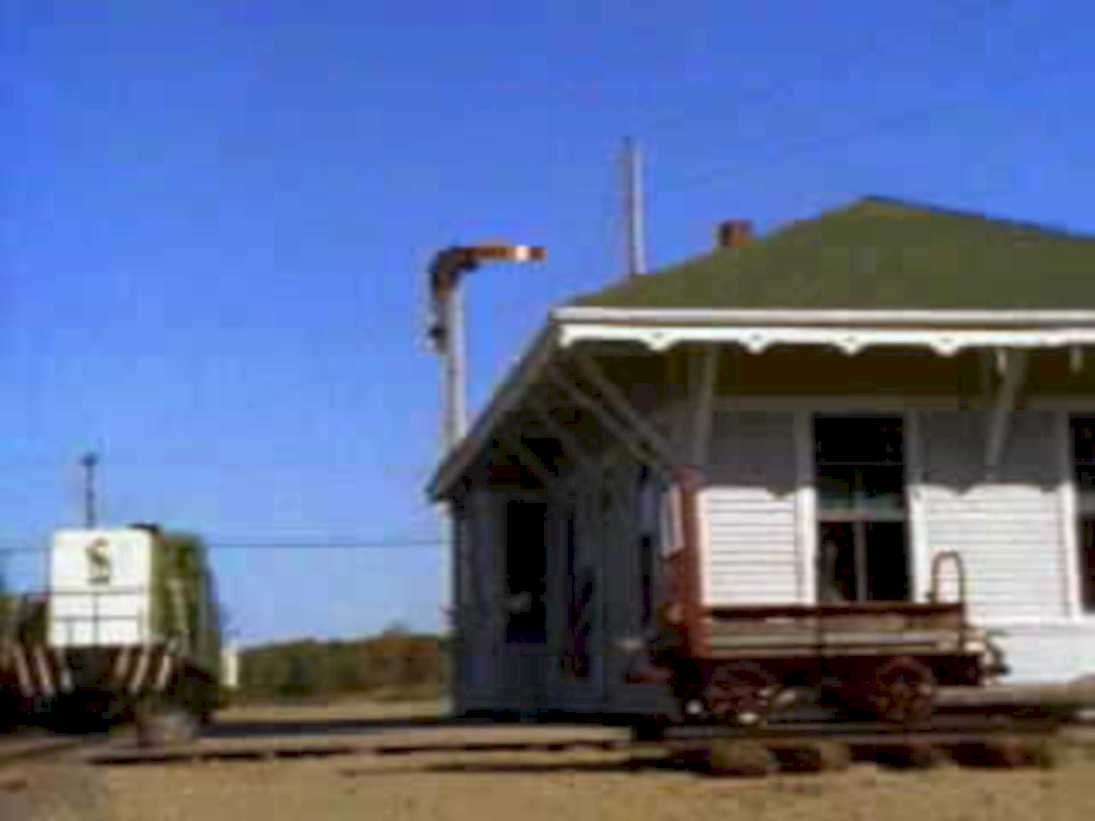vintage train station1980s 1990s A4 Photo Print