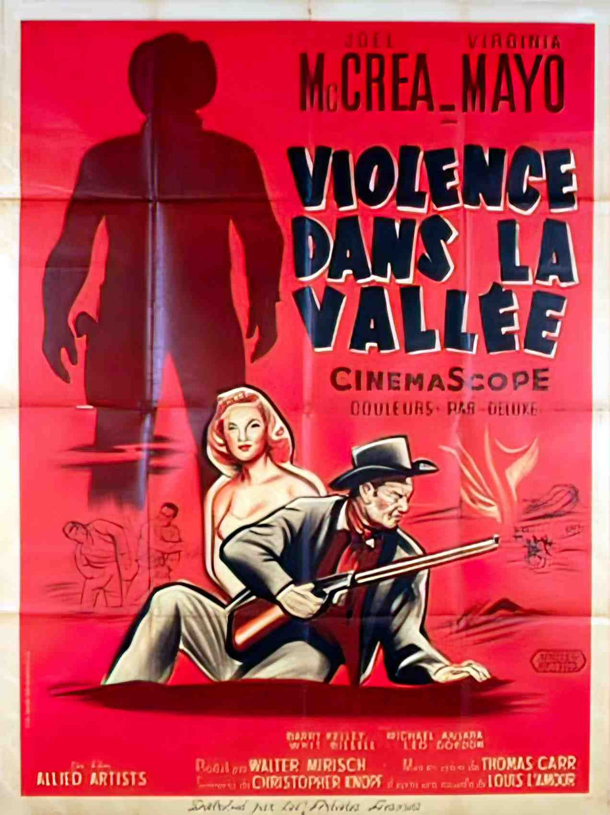 violence dans la vallee Advert A4 Photo Print
