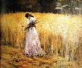 visconti eliseu lady in the trigal Art A4 Photo Print