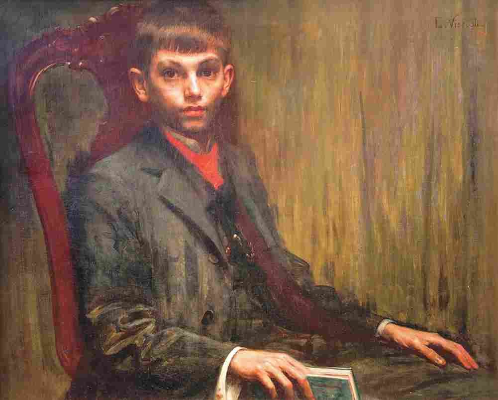 visconti eliseu portrait of alberto Art A4 Photo Print