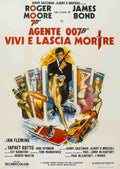 vivre et laisser mourir ital 2F Advert A4 Photo Print