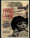 vivre sa vie goddard movie poster Advert A4 Photo Print