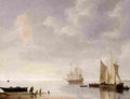 vlieger coastal scene Art A4 Photo Print