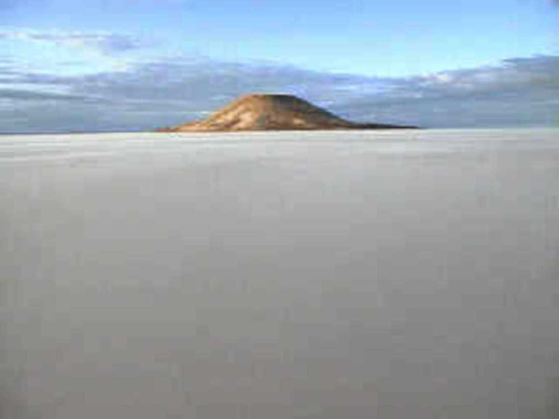 volcanic island landscape1980s 1990s A4 Photo Print