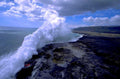 volcanic lava ocean 1980s 1990s A4 Photo Print