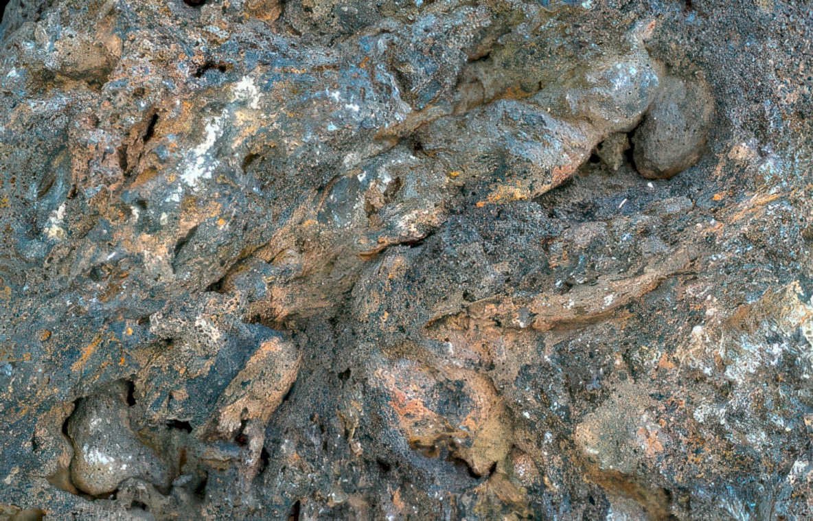 volcanic rock texture 1 Vintage A4 Photo Print