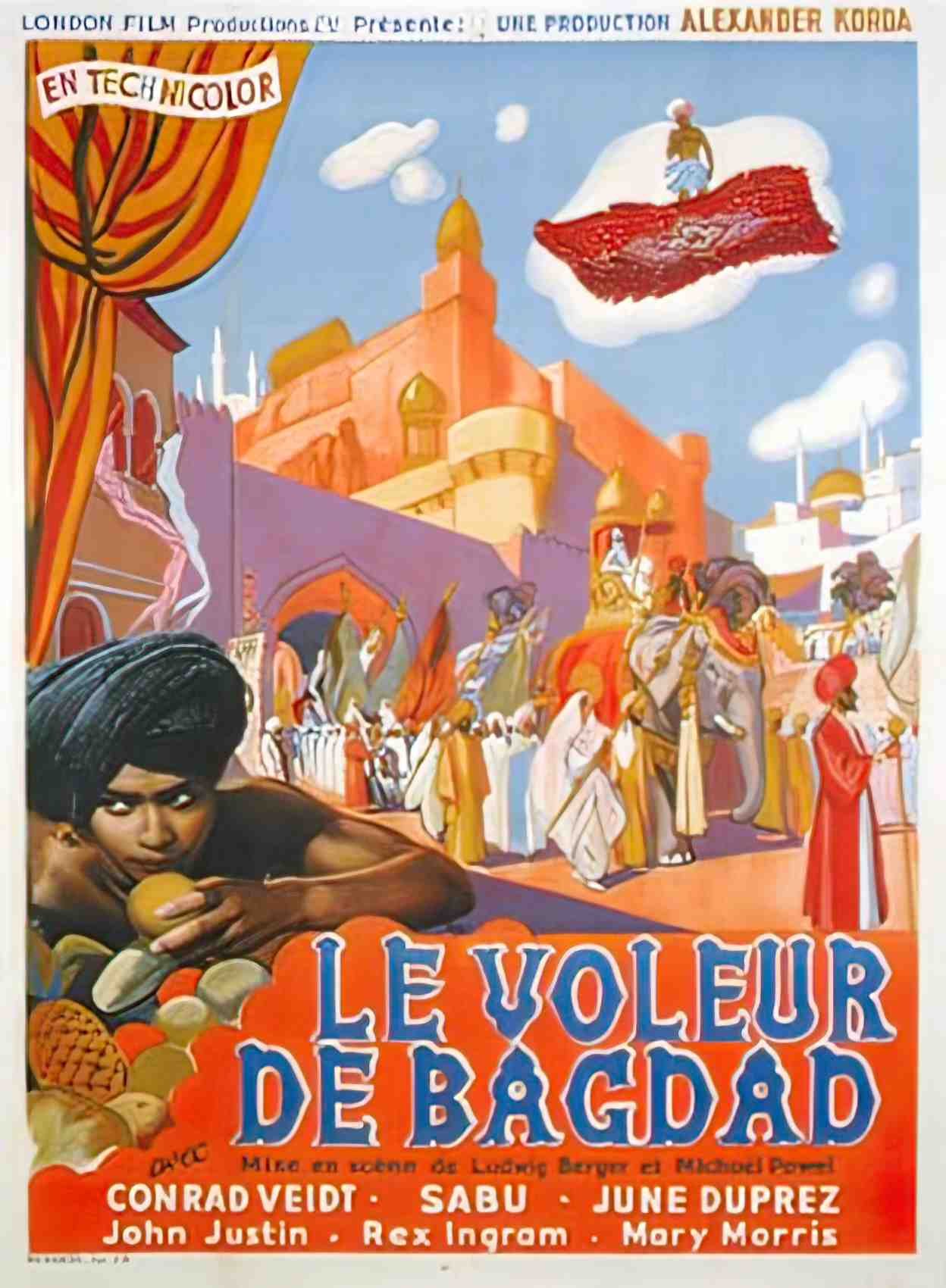 voleur de bagdad le B Advert A4 Photo Print