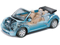 volkswagen new beetle cabrio 2000 cutaway A4 Photo Print