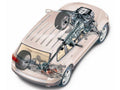 volkswagen touareg 2002 cutaway A4 Photo Print