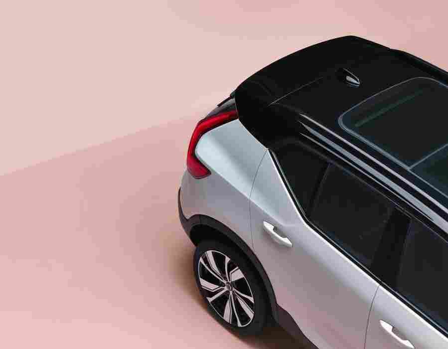 volvo c40 recharge 2021 7034 77 Car A4 Photo Print